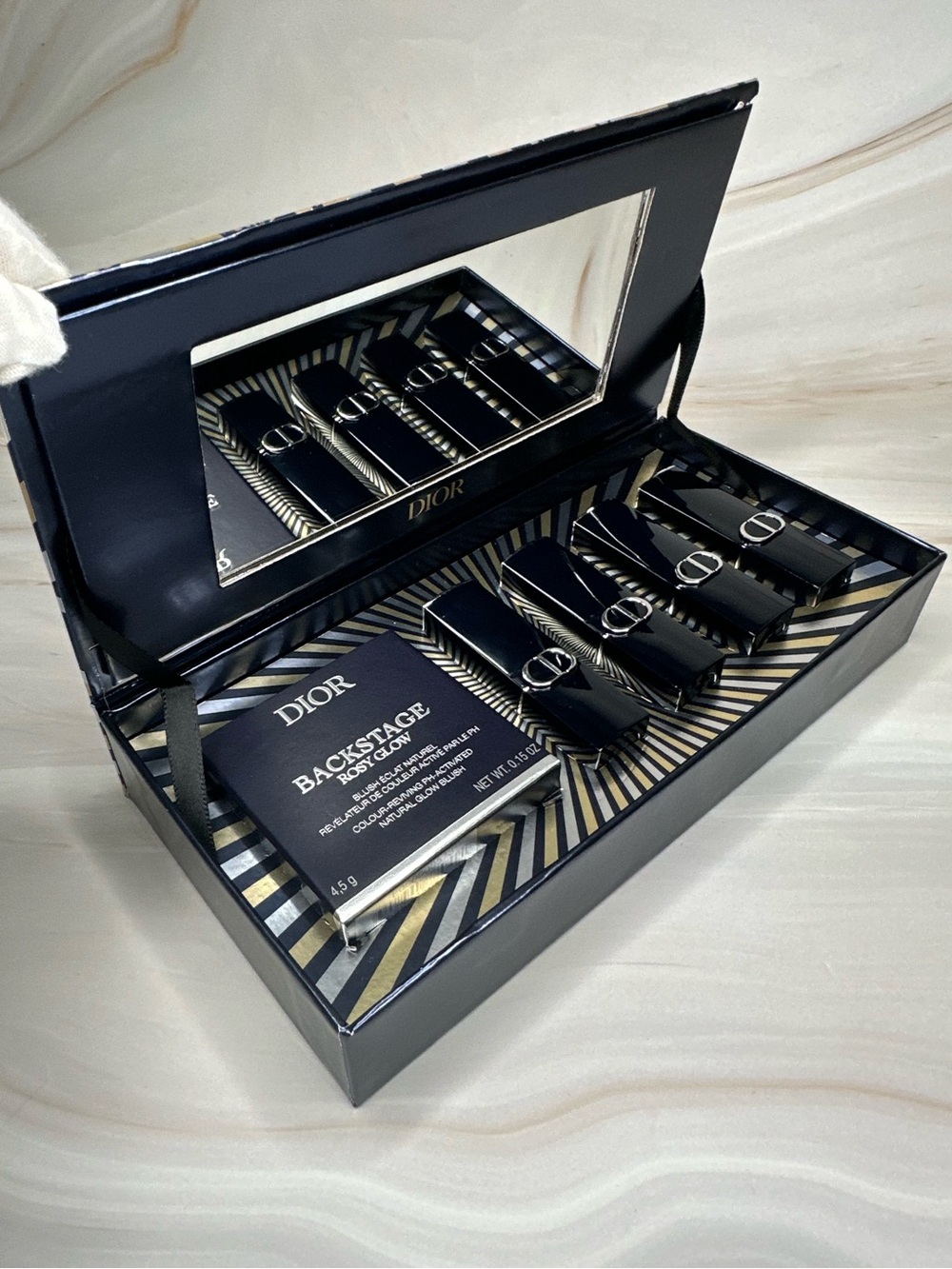 New Dior Limited Edition Lip Set + Backstage Rosy Glow Blush Gift Box